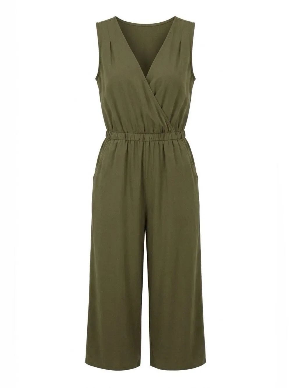 Time and Tru Olive Green Jumpsuit
